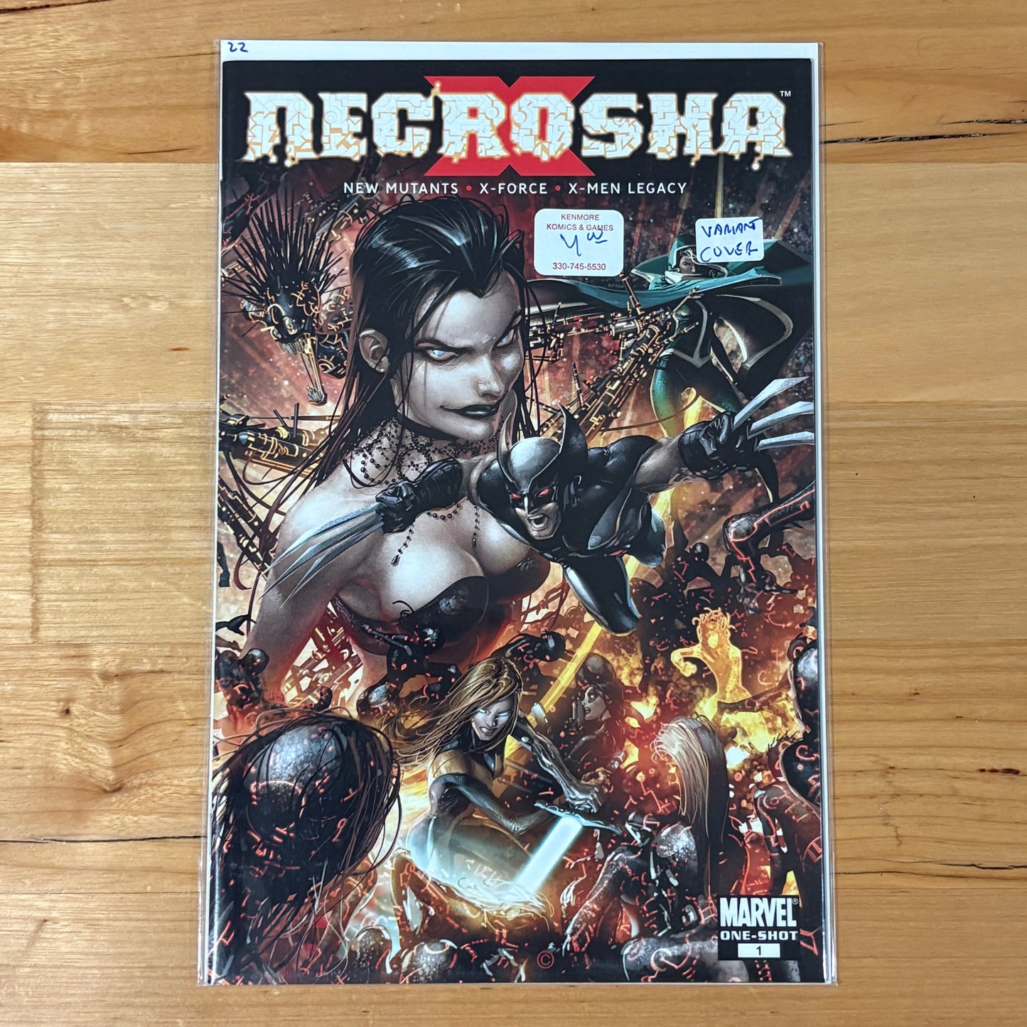 X Necrosha (2009) #1 Clayton Crain Regular Cover