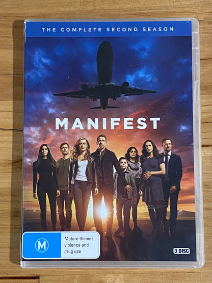 Manifest Complete Second Season DVD 3-Disc PAL 4 VGC