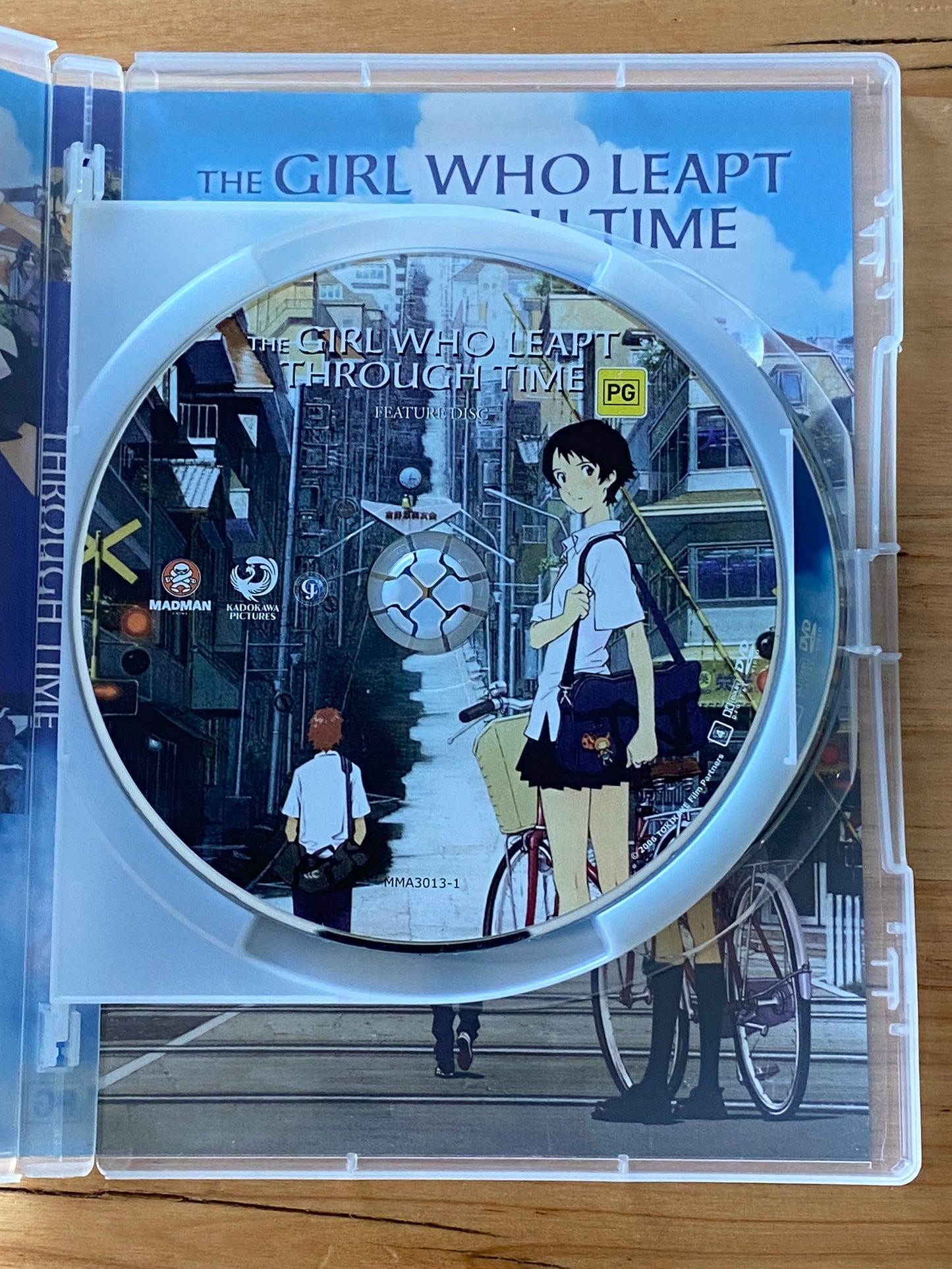 The Girl Who Leapt Through Time DVD Anime 2-Disc Set PAL 4 VGC