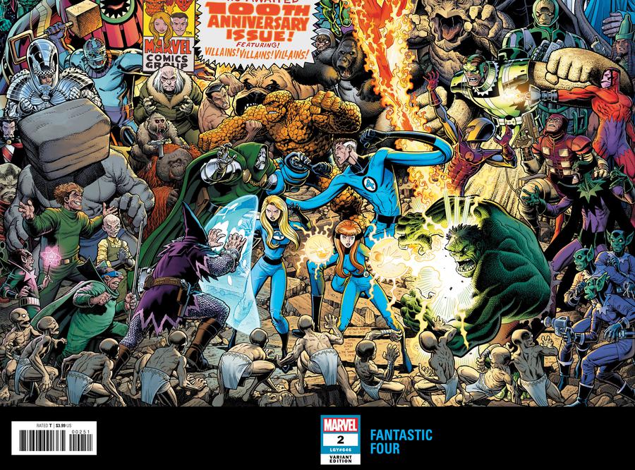 FANTASTIC FOUR (2018) #2 ADAMS CONNECTING WRAPAROUND VARIANT