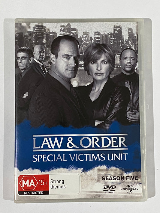 Law And Order SVU Season 5 DVD 6-Disc PAL 2,4,5 VGC