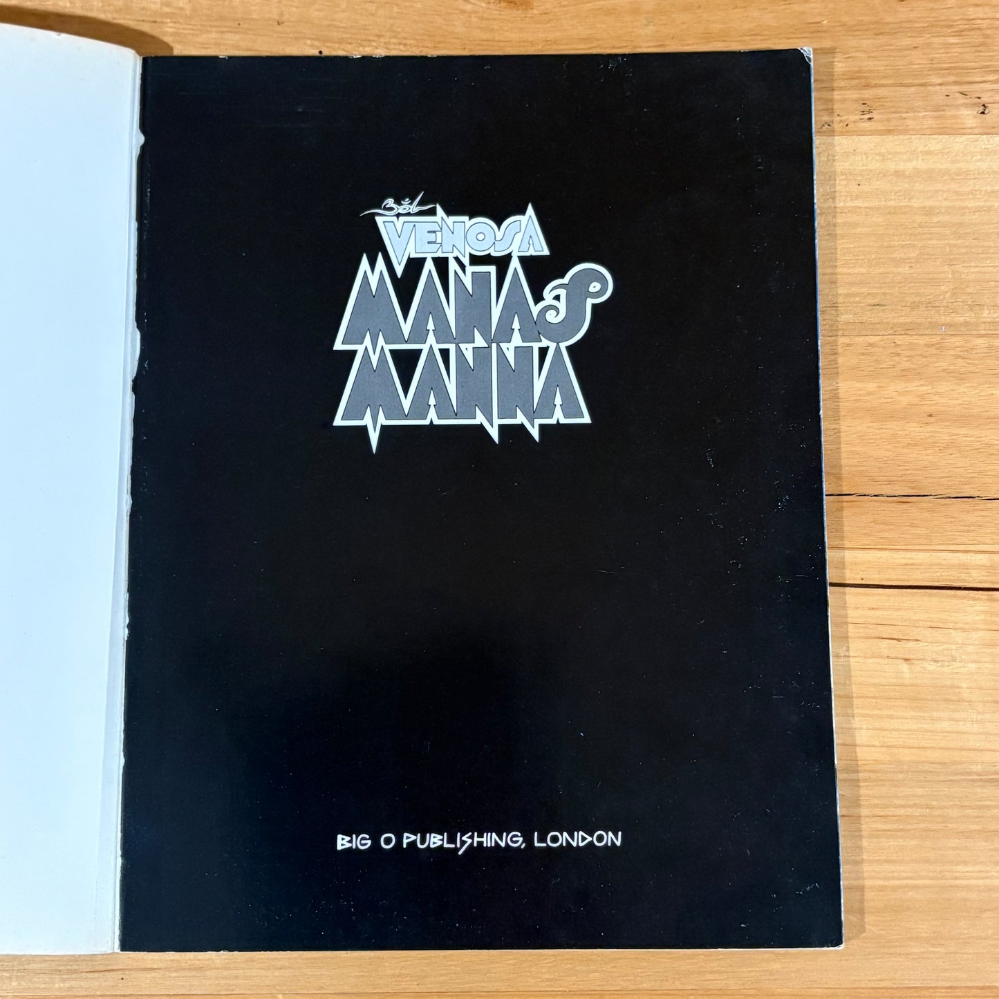 Bob Venosa Manas Manna Futurist Art Paperback 1978 GD