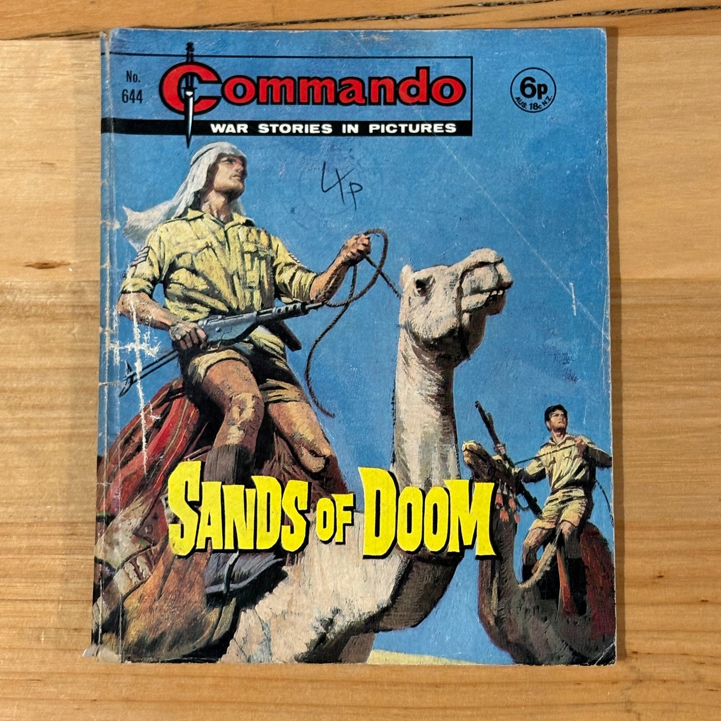 Commando War Comic #644 Sands Of Doom 1972
