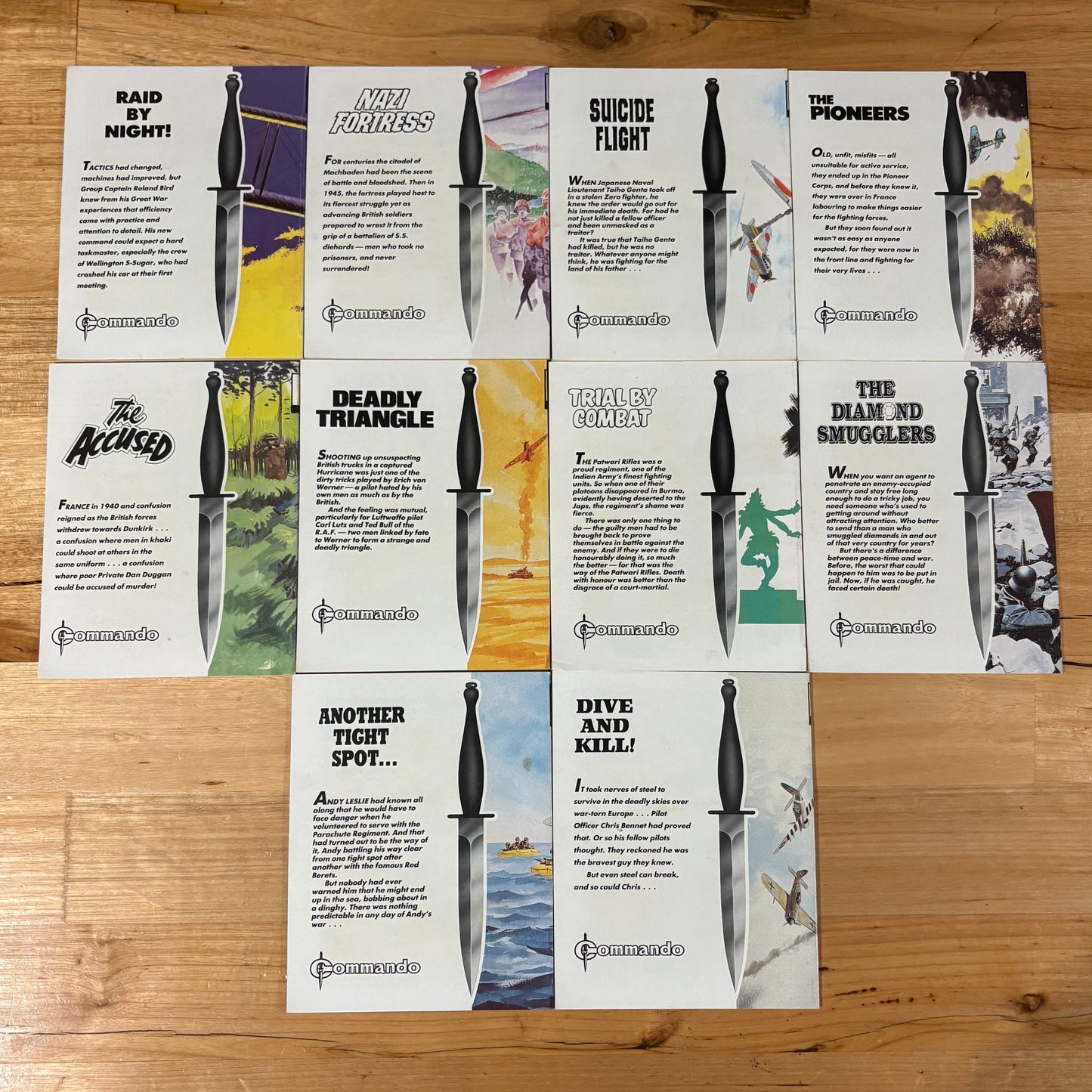 Commando War Comics 2461-2470 Complete Set DC Thomson GD