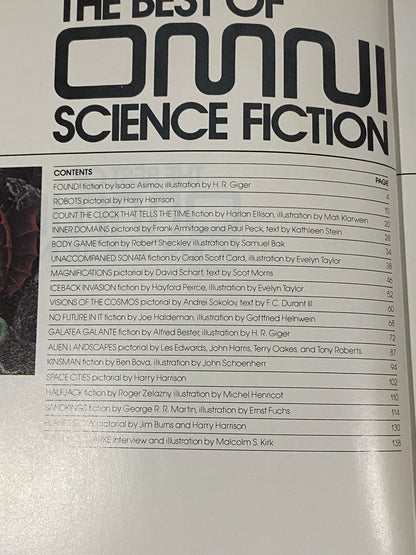 The Best Of Omni Science Fiction Collectors Edition 1980 GD