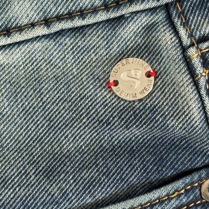 Super Nine Mens W 36 L 27 Denim Blue Jeans NWT