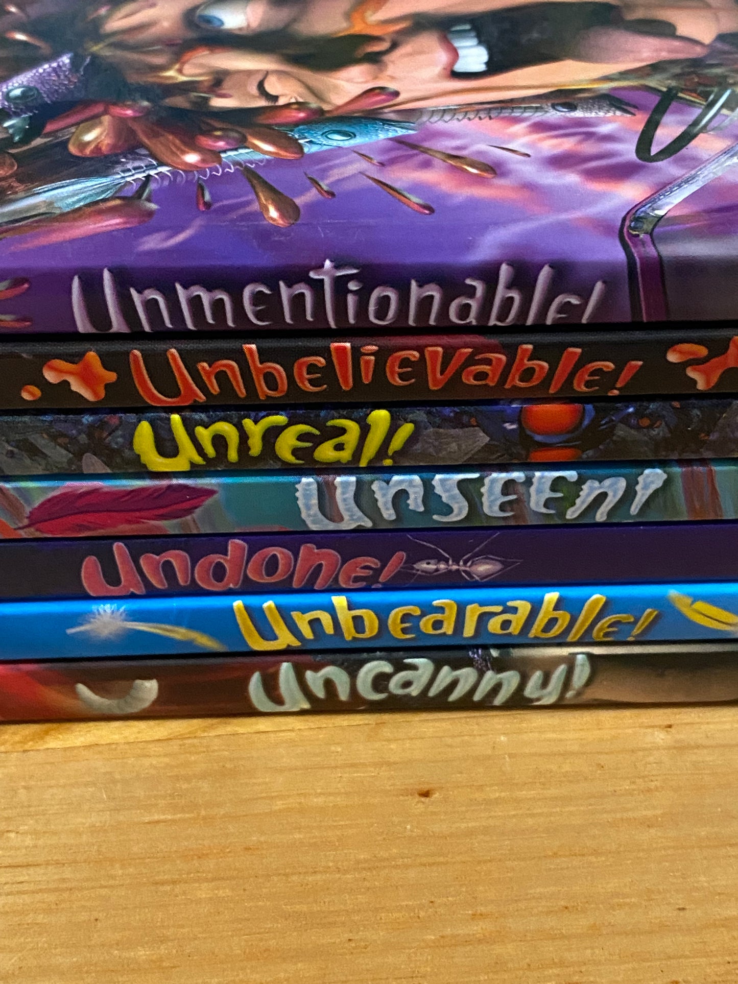 Paul Jennings Paperback Bundle x 7 GD Unreal Unseen Undone Uncanny Unbearable