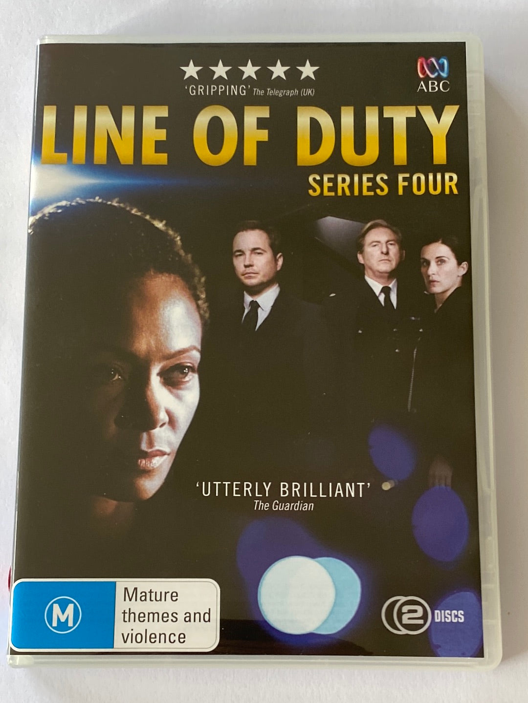 Line of Duty DVD Series 1-4 British Crime Series PAL 4 3 DVD Set VGC