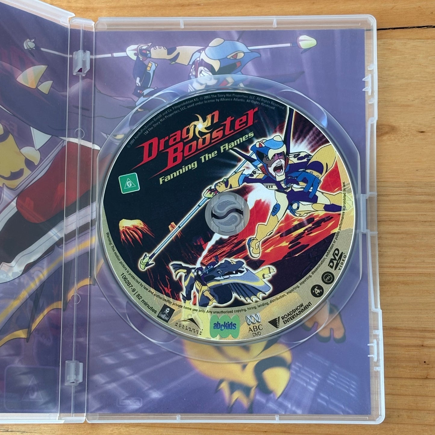 Dragon Booster Fanning the Flames & Release The Dragon DVD PAL 4 VGC