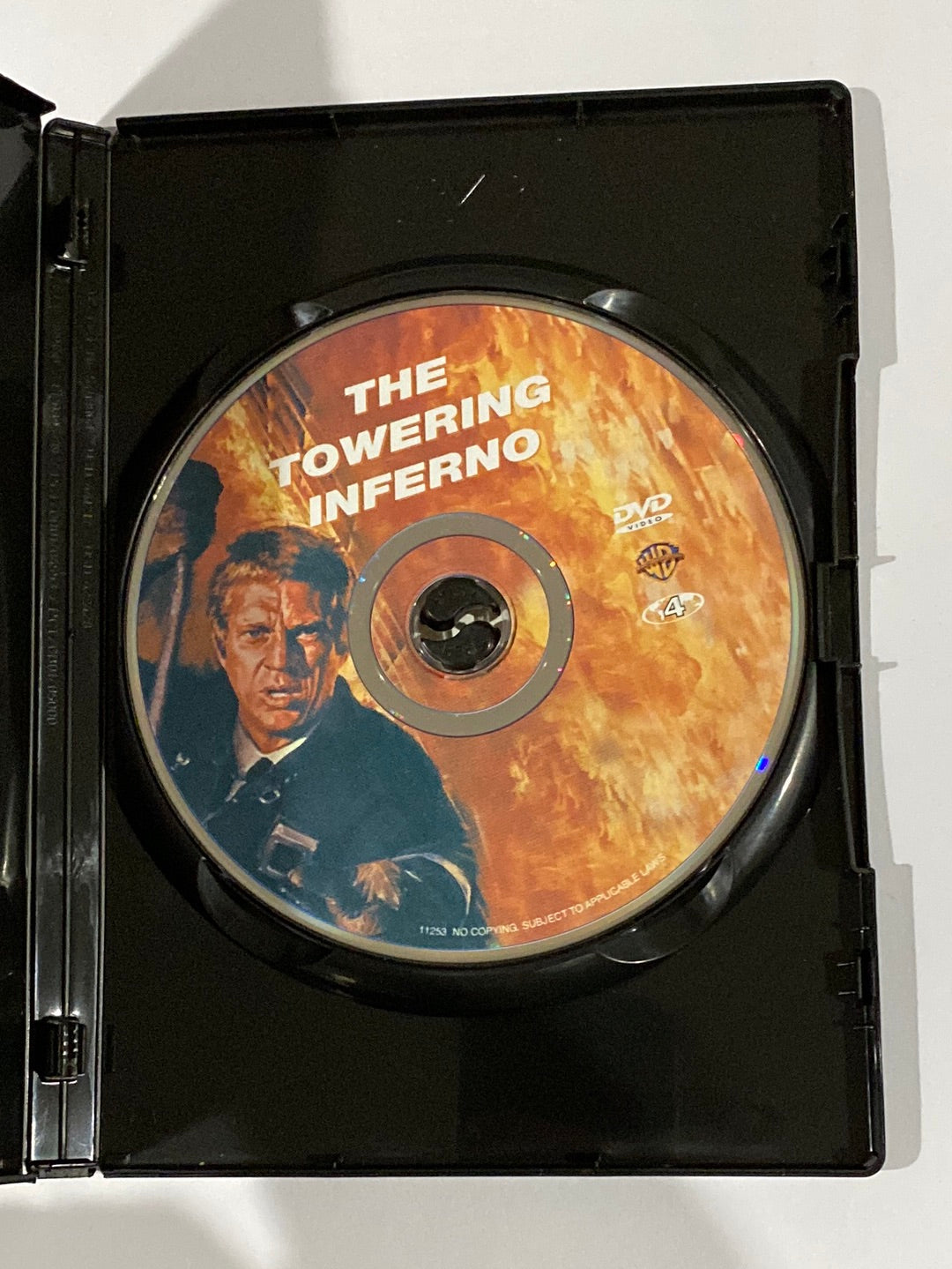 The Towering Inferno DVD Steve McQueen Paul Newman PAL 4 VGC