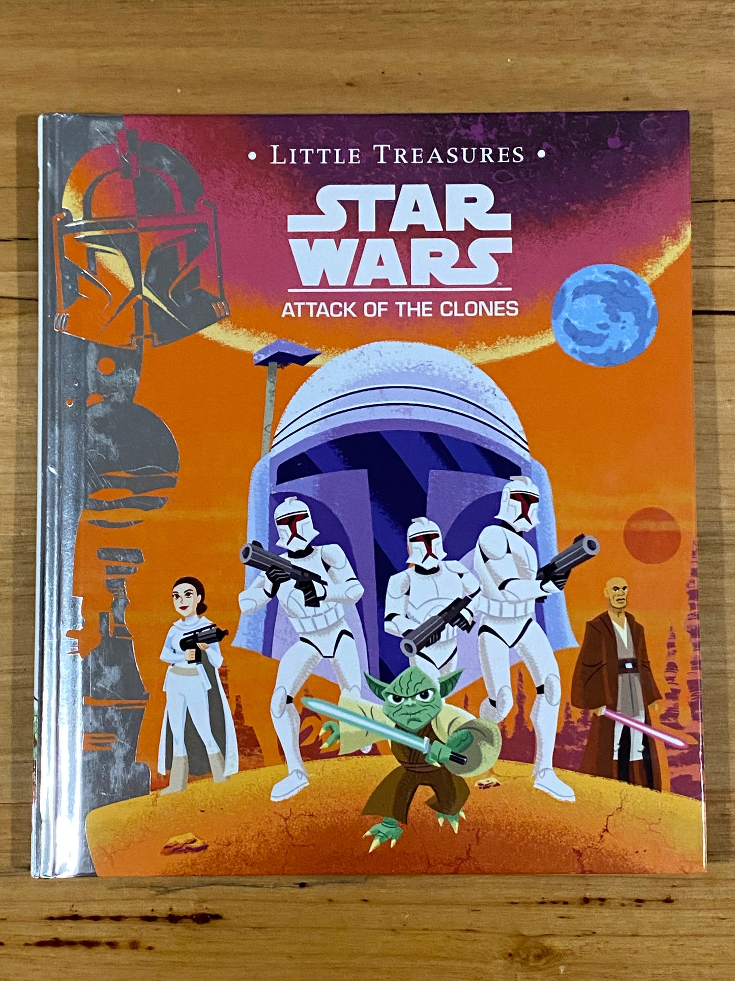 Little Treasures Star Wars Attack Of The Clones Hardcover Book GD