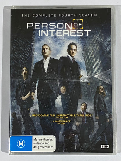 Person Of Interest Complete Seasons 1-5 DVD Every Episode PAL 4 VGC