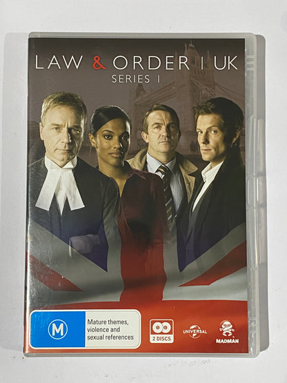 Law & Order UK Series 1 DVD ITV Drama 2-Disc Set PAL 4 VGC