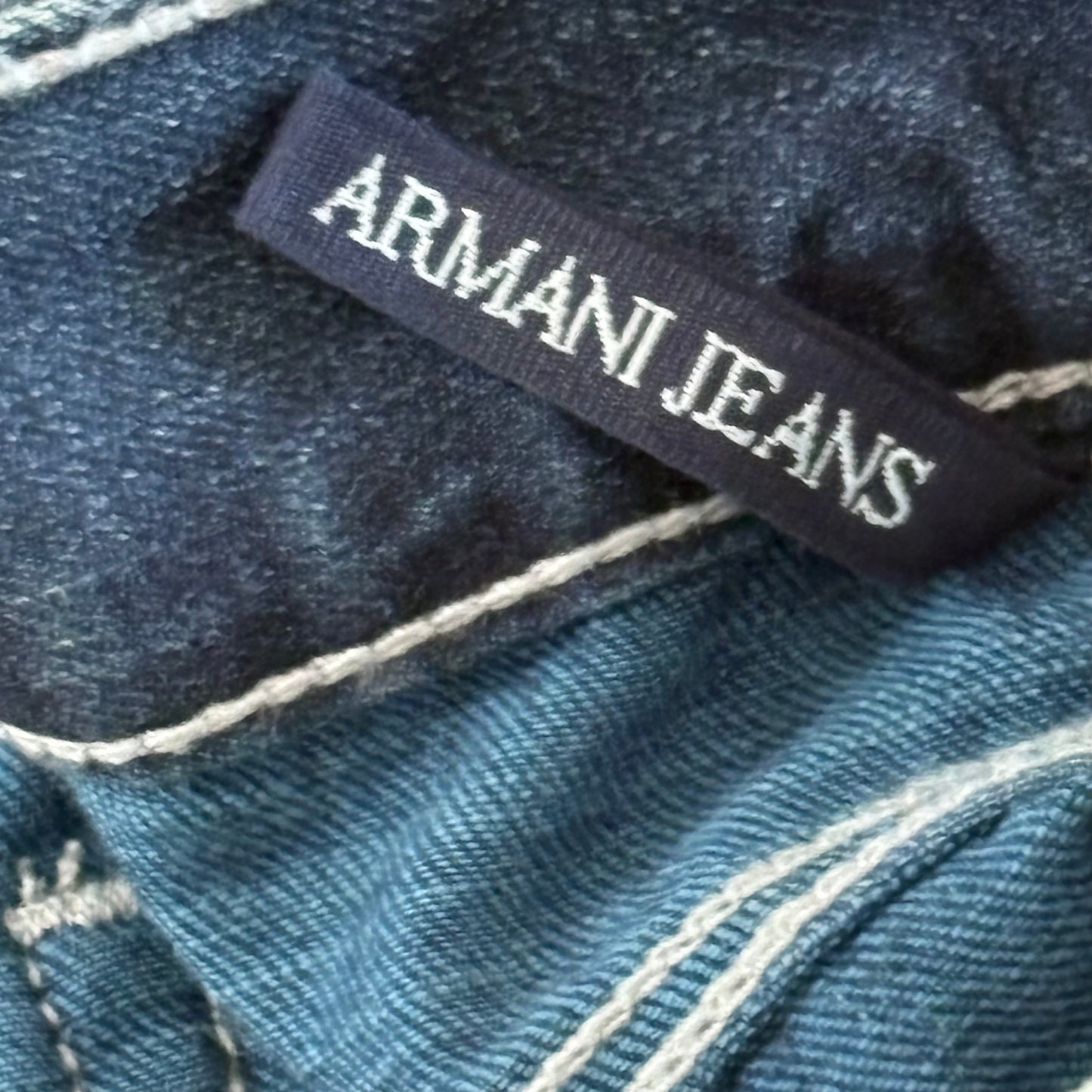 Armani Jeans J23 Mens Slim Fit Stretch Denim W34 L34 Blue New With Tags