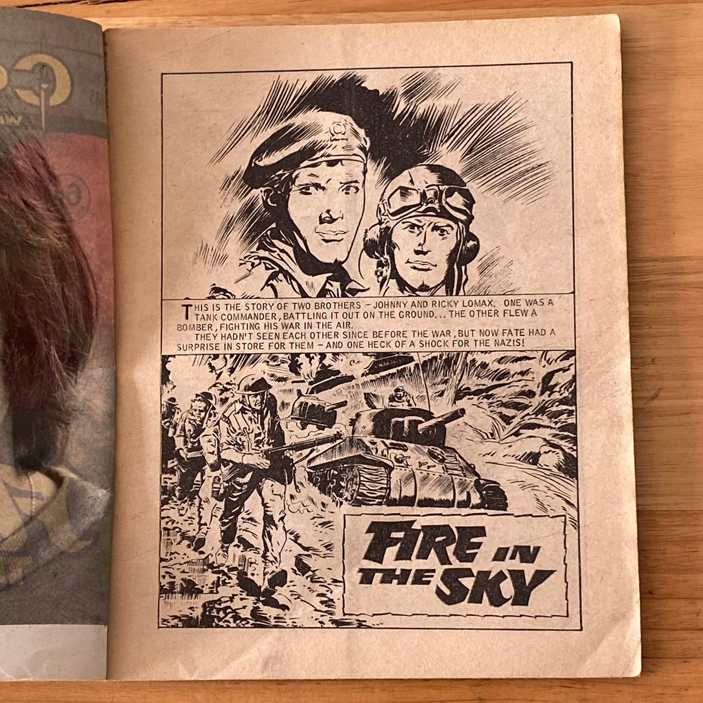 Commando War Comic #685 Fire In The Sky 1972