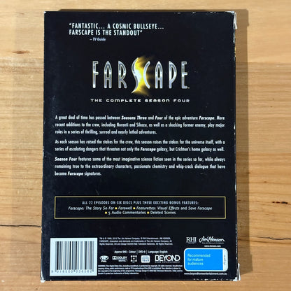 Farscape Complete Season 4 DVD Sci-Fi 6-Disc PAL 4 VGC