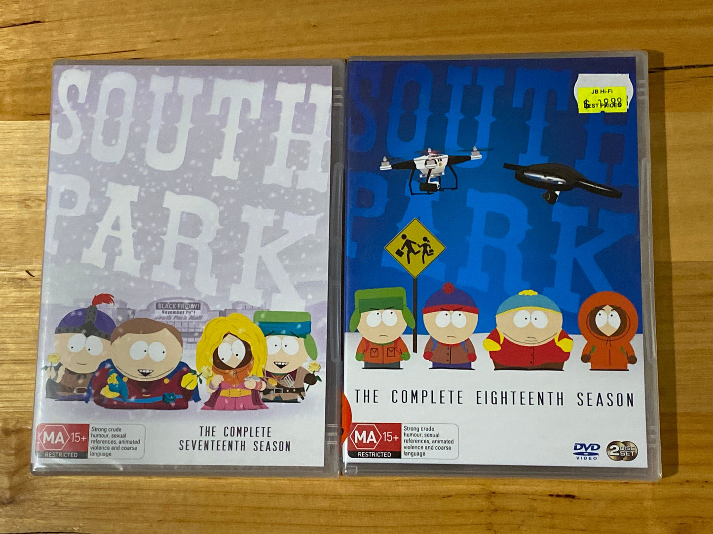 South Park Complete 17th and 18th Season DVD PAL 4 New Sealed