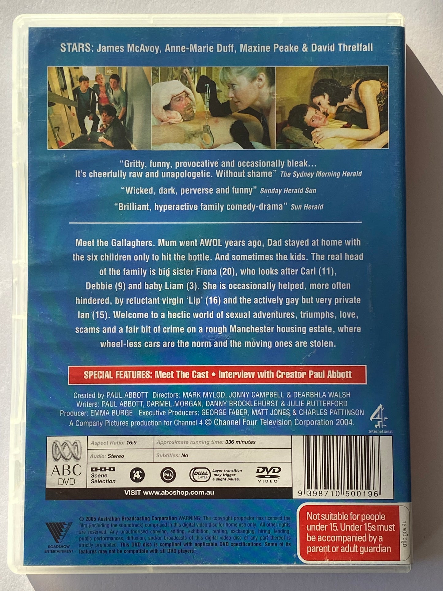 Shameless Series 1 DVD British Comedy 2-Disc Set PAL 4 VGC