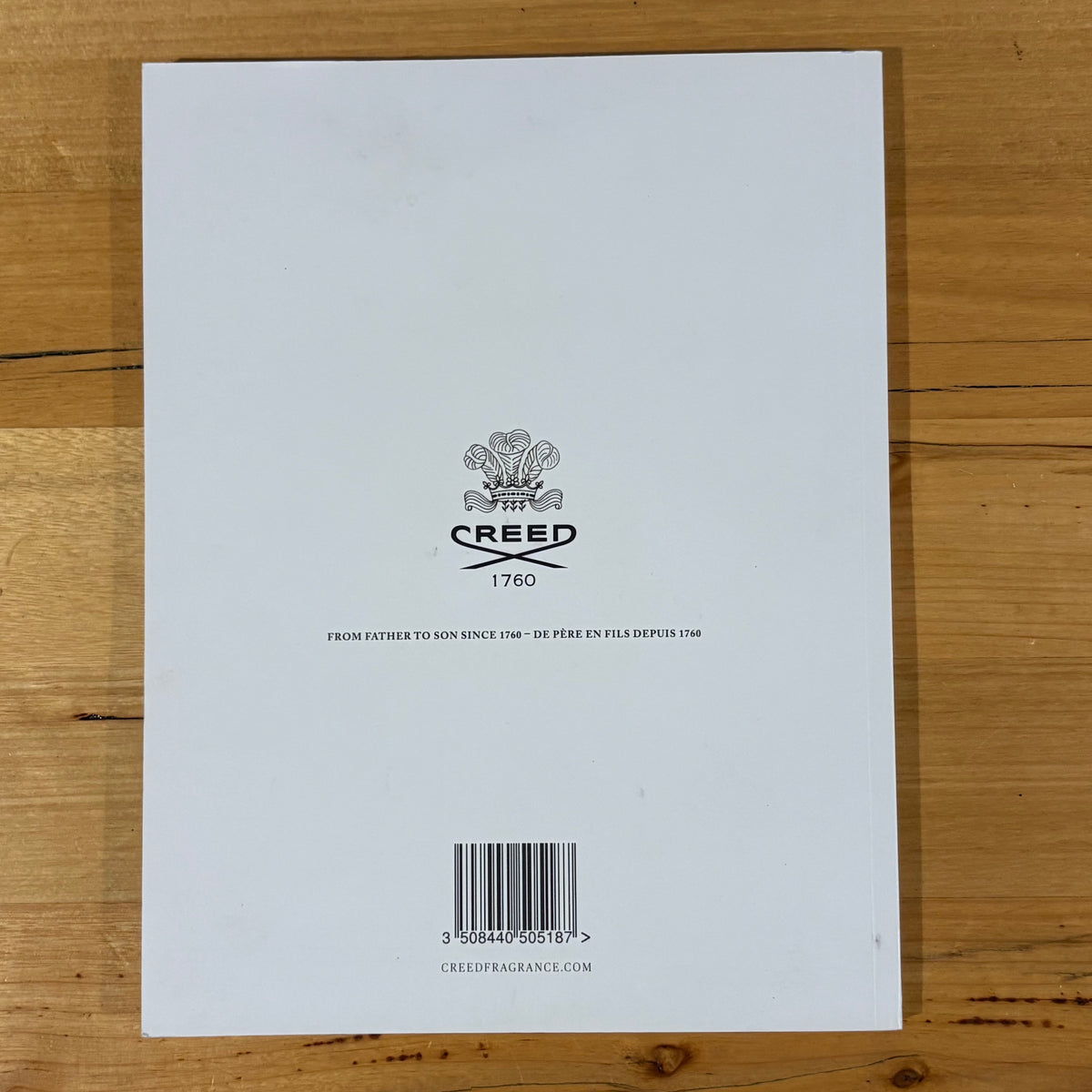 Creed Magazine No 1 The House of Creed Fragrances Softcover 2018