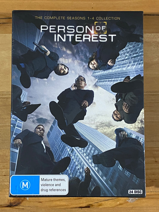 Person Of Interest Season 1-4 DVD Box Set PAL 4 New Sealed