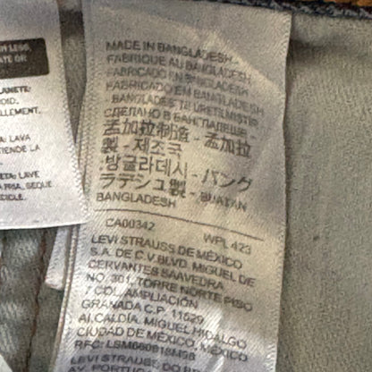 Levi's 550 Mens W 34 L 36 Denim Blue Jeans PC9-00550-4886