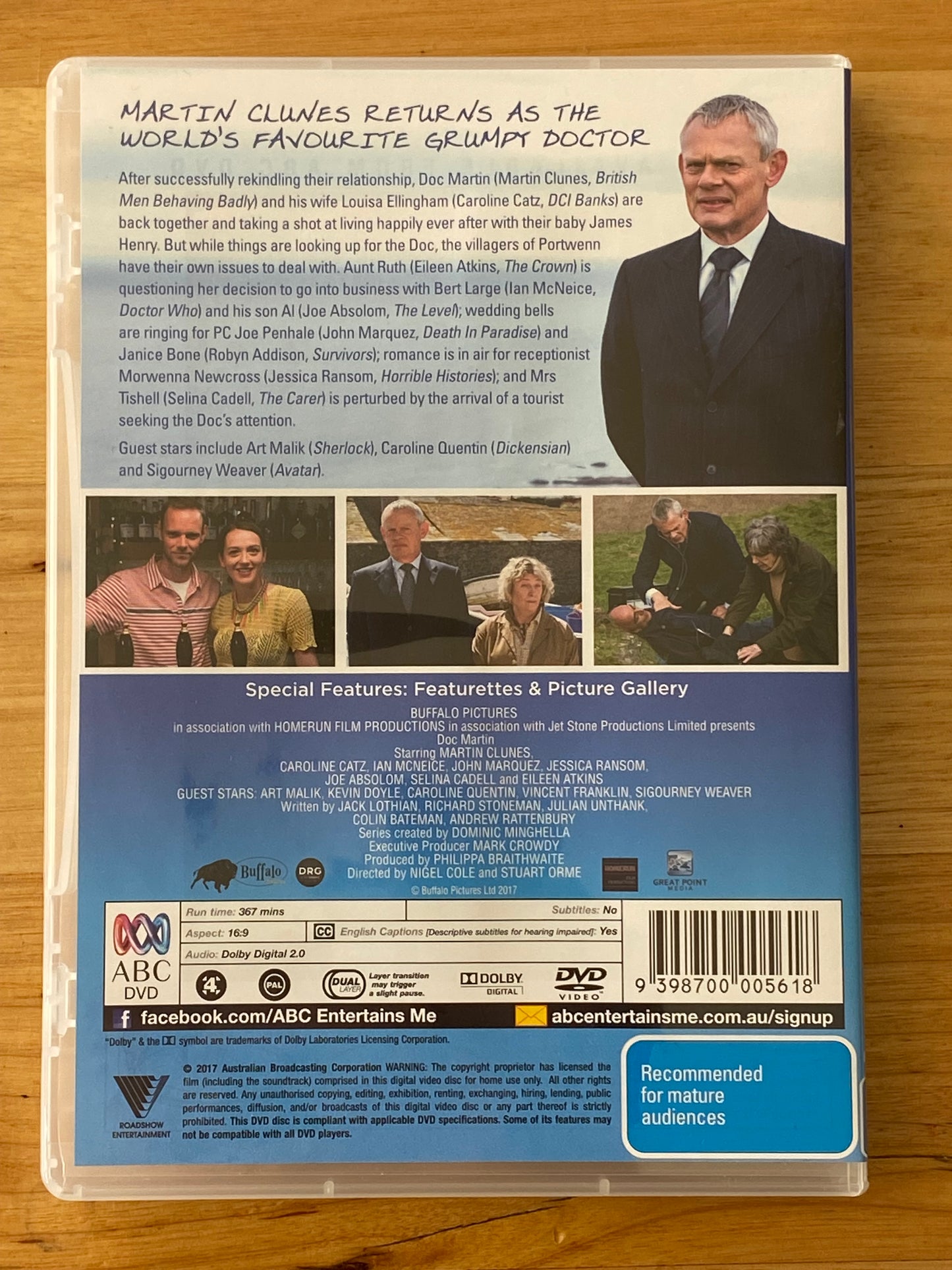 Doc Martin Complete Series 7 & 8 DVD Martin Clunes PAL 4 2-Disc Sets VGC