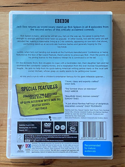 Lead Balloon Series 1 & 2 DVD BBC Comedy Jack Dee 2-Disc Sets PAL 4 VGC