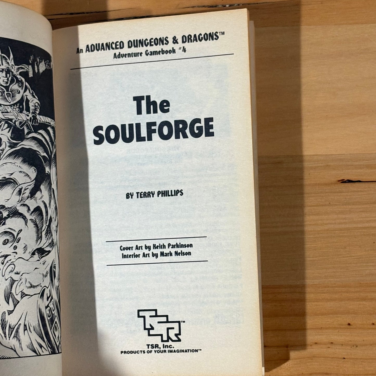 The Soulforge by Terry Phillips Advanced Dungeons & Dragons Adventure 4 Gamebook