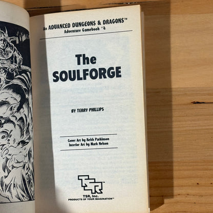 The Soulforge by Terry Phillips Advanced Dungeons & Dragons Adventure 4 Gamebook