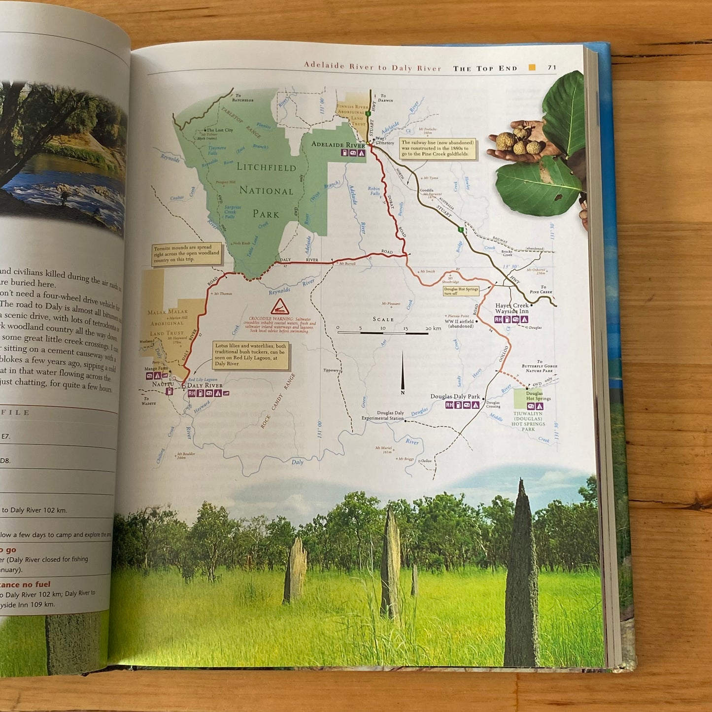 Explore Wild Australia With Bush Tucker Man Les Hiddins Hardcover GD