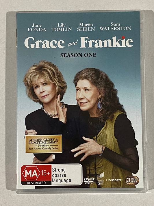 Grace and Frankie Seasons One & Two DVD Fonda Tomlin 3-disc Sets PAL 4 VGC