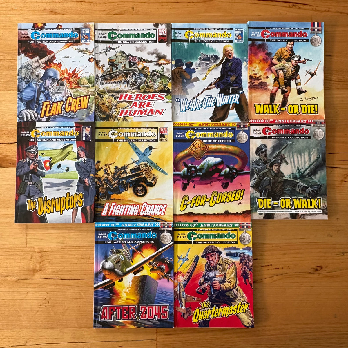 Commando War Comic Bundle x 10 Bundle Printed 2021 DC Thomson 85