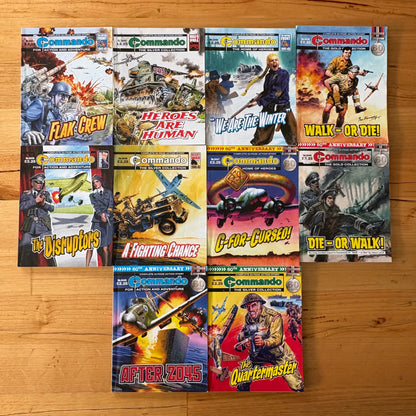 Commando War Comic Bundle x 10 Bundle Printed 2021 DC Thomson 85