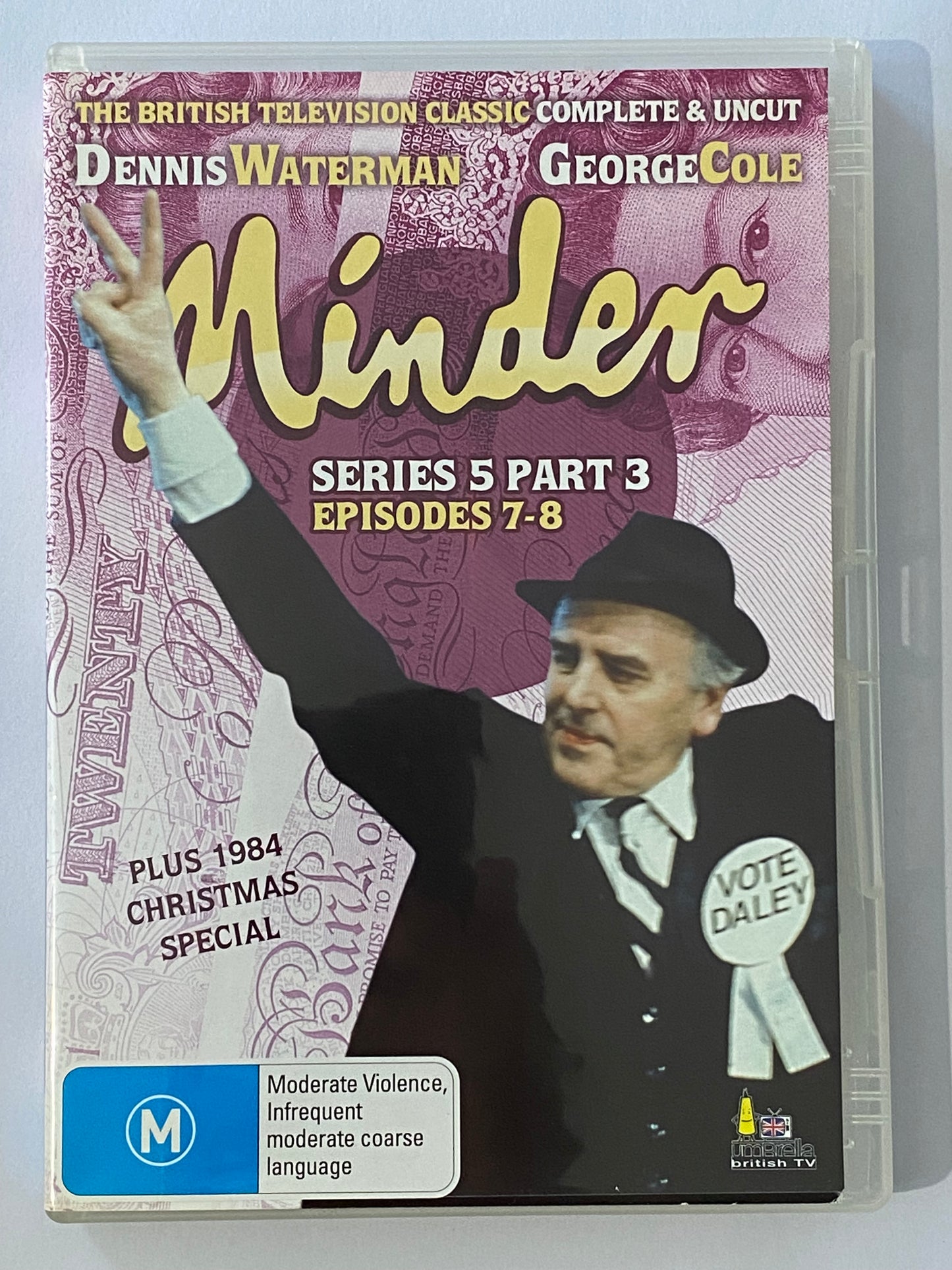 Minder 12 DVD Bundle Dennis Waterman George Cole Clasic British Drama PAL 4 VGC