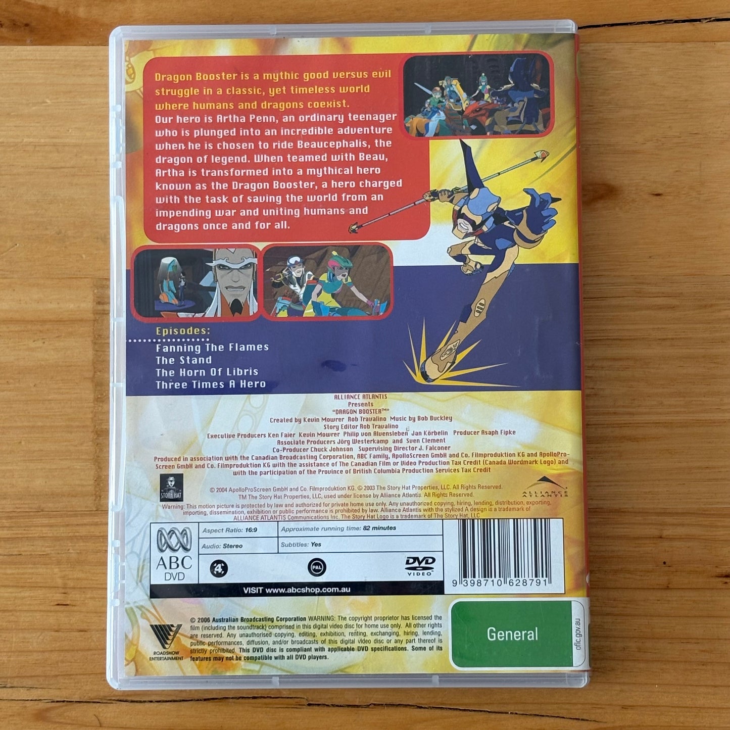 Dragon Booster Fanning the Flames & Release The Dragon DVD PAL 4 VGC