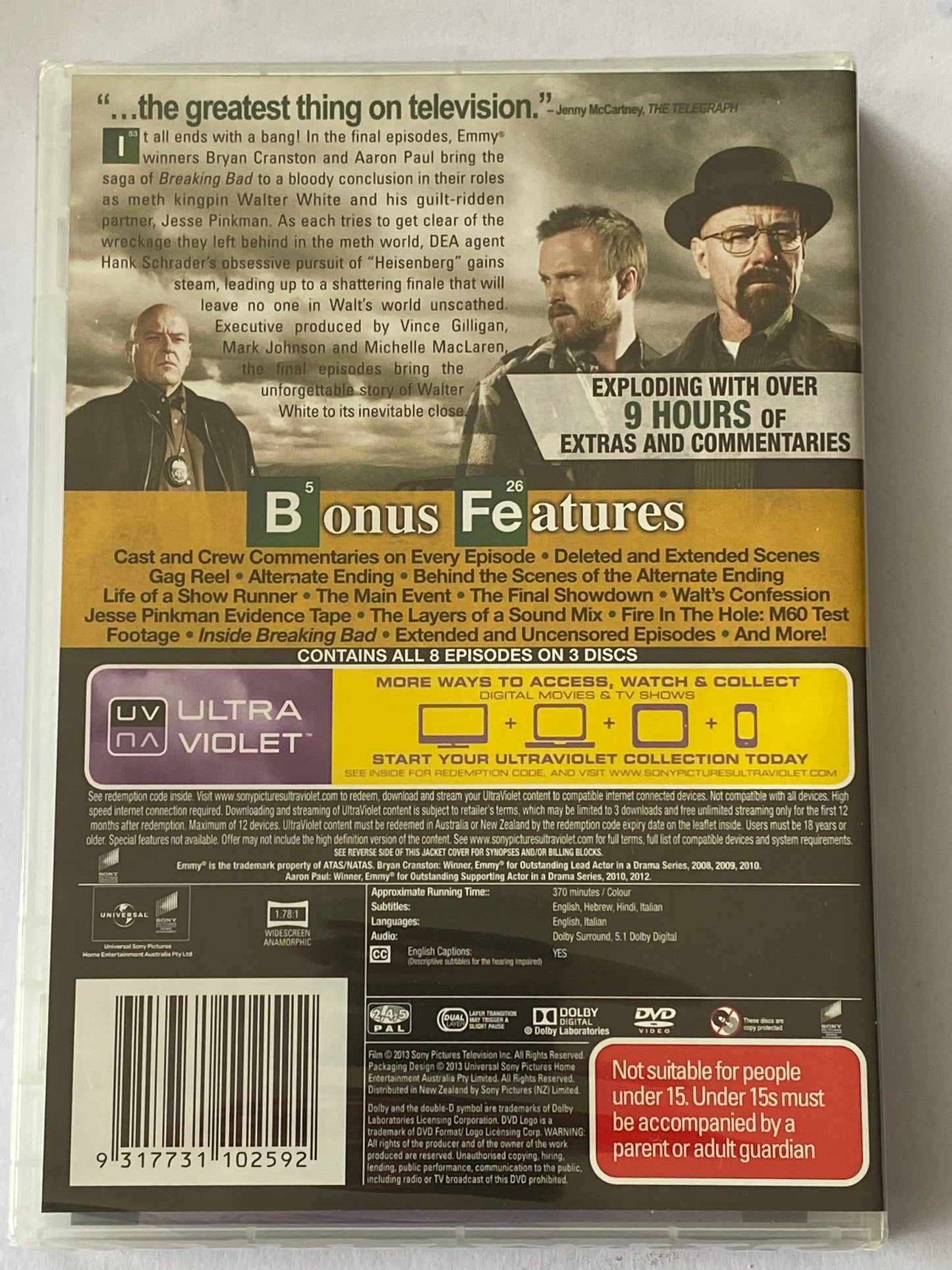 Breaking Bad Seasons 1-6 Complete DVD PAL 4 Season 5+6 New Sealed