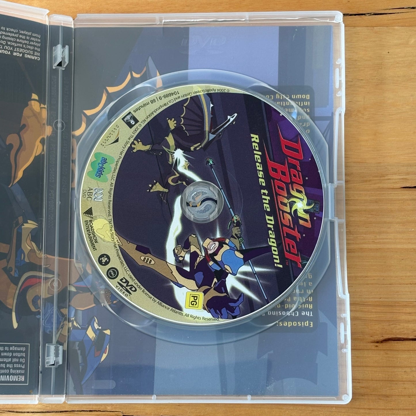 Dragon Booster Fanning the Flames & Release The Dragon DVD PAL 4 VGC