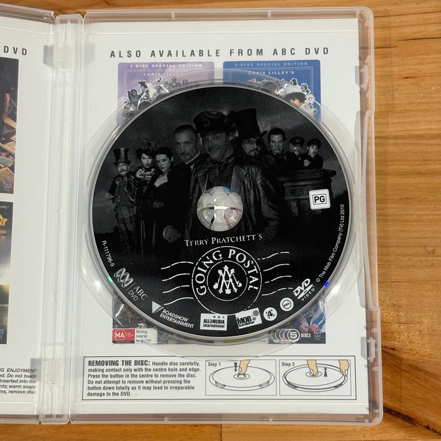 Terry Pratchett's Hogfather and Going Postal DVD Discworld Fantasy PAL 4 VGC