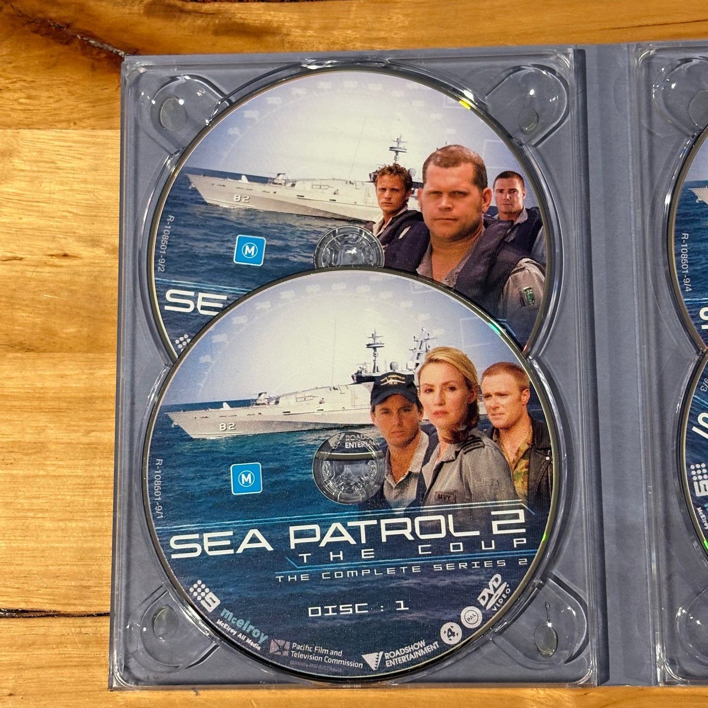 Sea Patrol Series 1-4 DVD Australian Naval Drama 4-Disc PAL 4 VGC