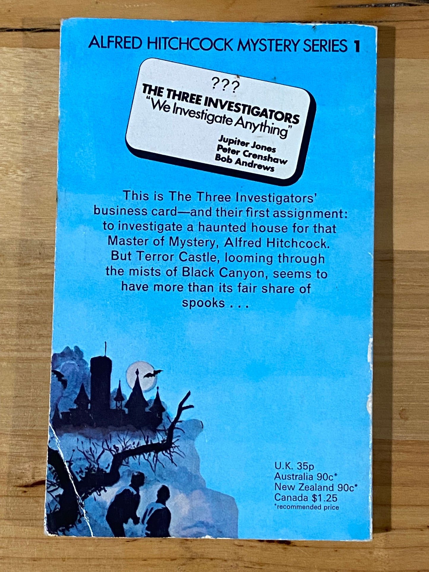 Alfred Hitchcock Three Investigators Vintage Paperback 3 Book Bundle