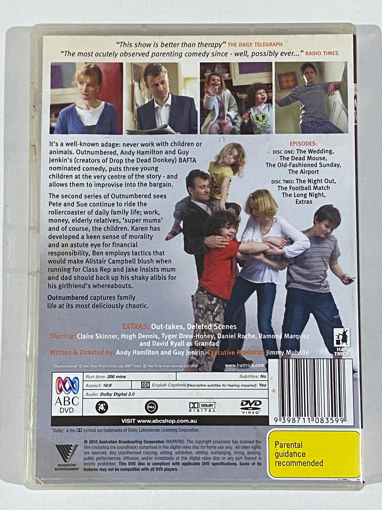 Outnumbered Series 1-3 DVD British Family Comedy Hugh Dennis PAL 4 VGC