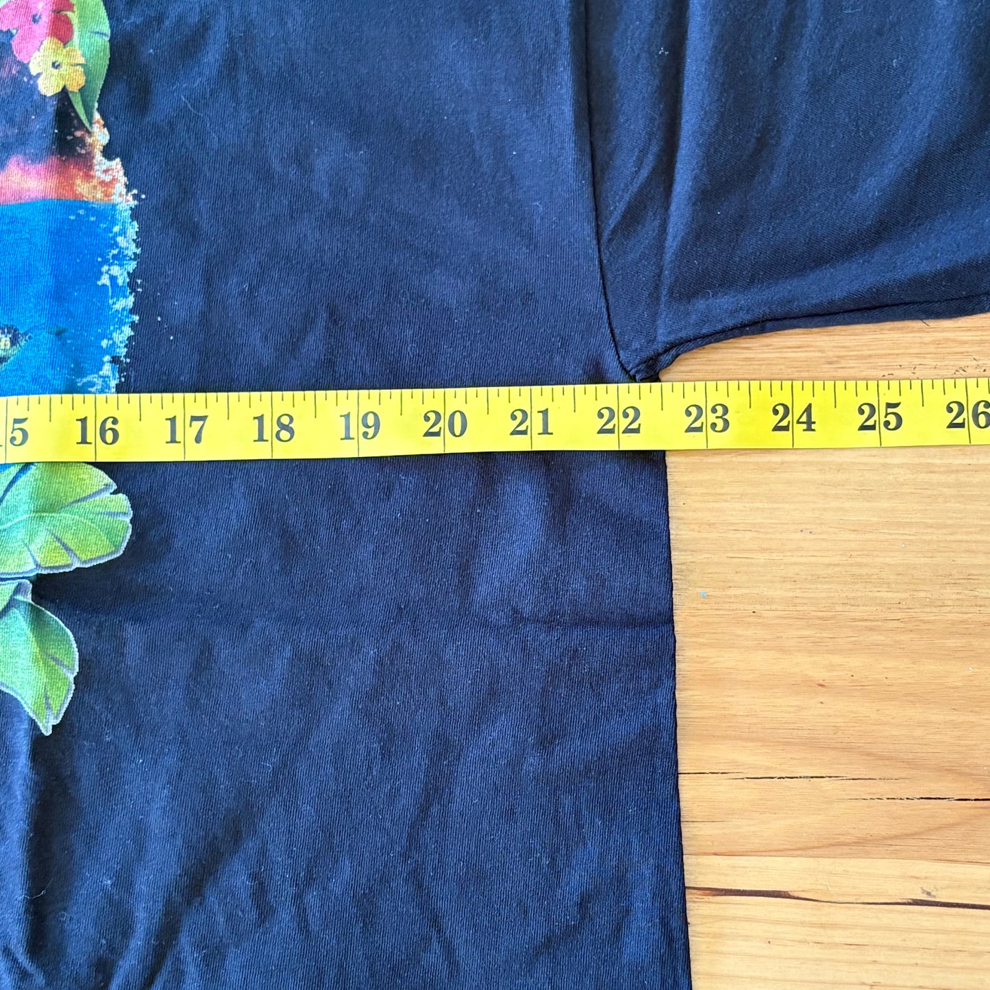 Club Aqua Fruit Of The Loom T-Shirt Black Short Sleeve Size XL