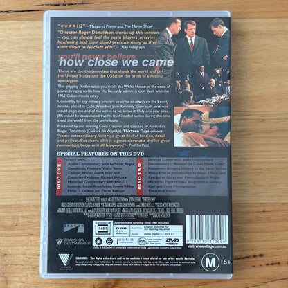 Thirteen Days DVD Kevin Costner 2-Disc Edition PAL 4 VGC