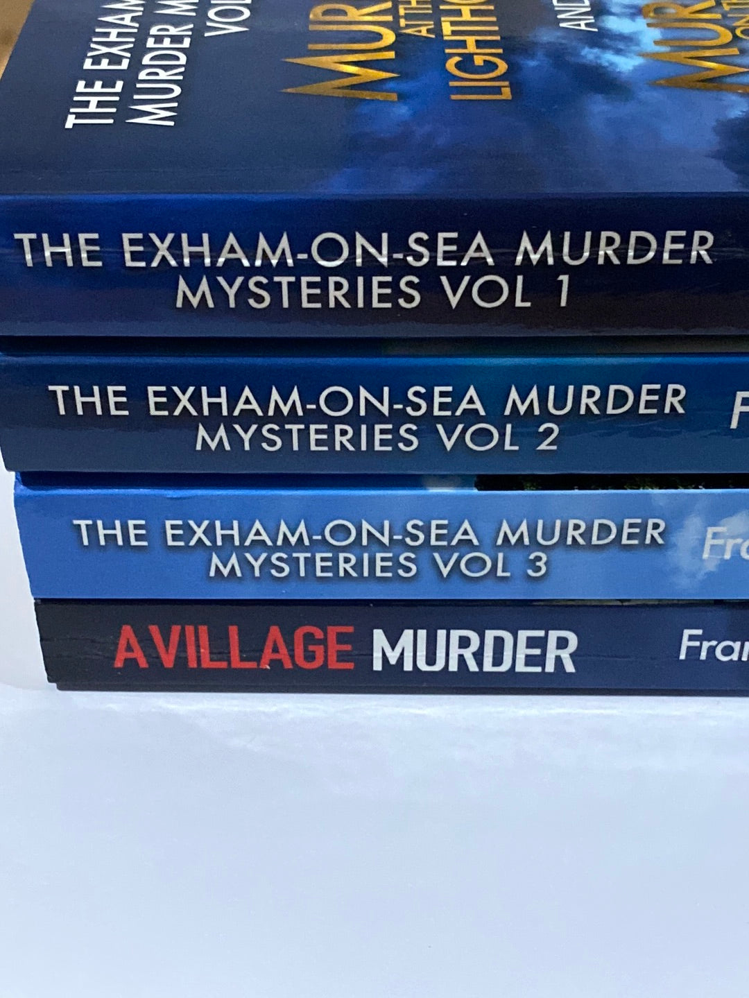 The Exham-On-Sea Murder Mysteries Volume 1, 2 & 3 by Frances Evesham Paperback + Bonus VGC