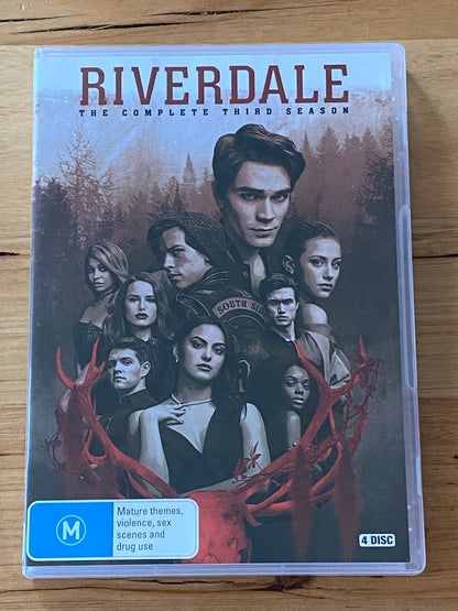 Riverdale Seasons 1-5 DVD US Drama Archie Andrews PAL 4 VGC