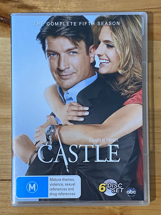 Castle Season 5 DVD 6-Disc PAL 4 VGC