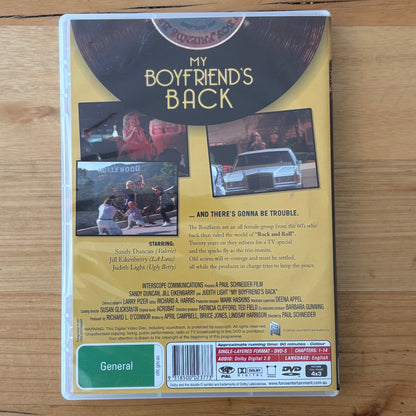 My Boyfriend's Back DVD Jill Eikenberry PAL 4 VGC
