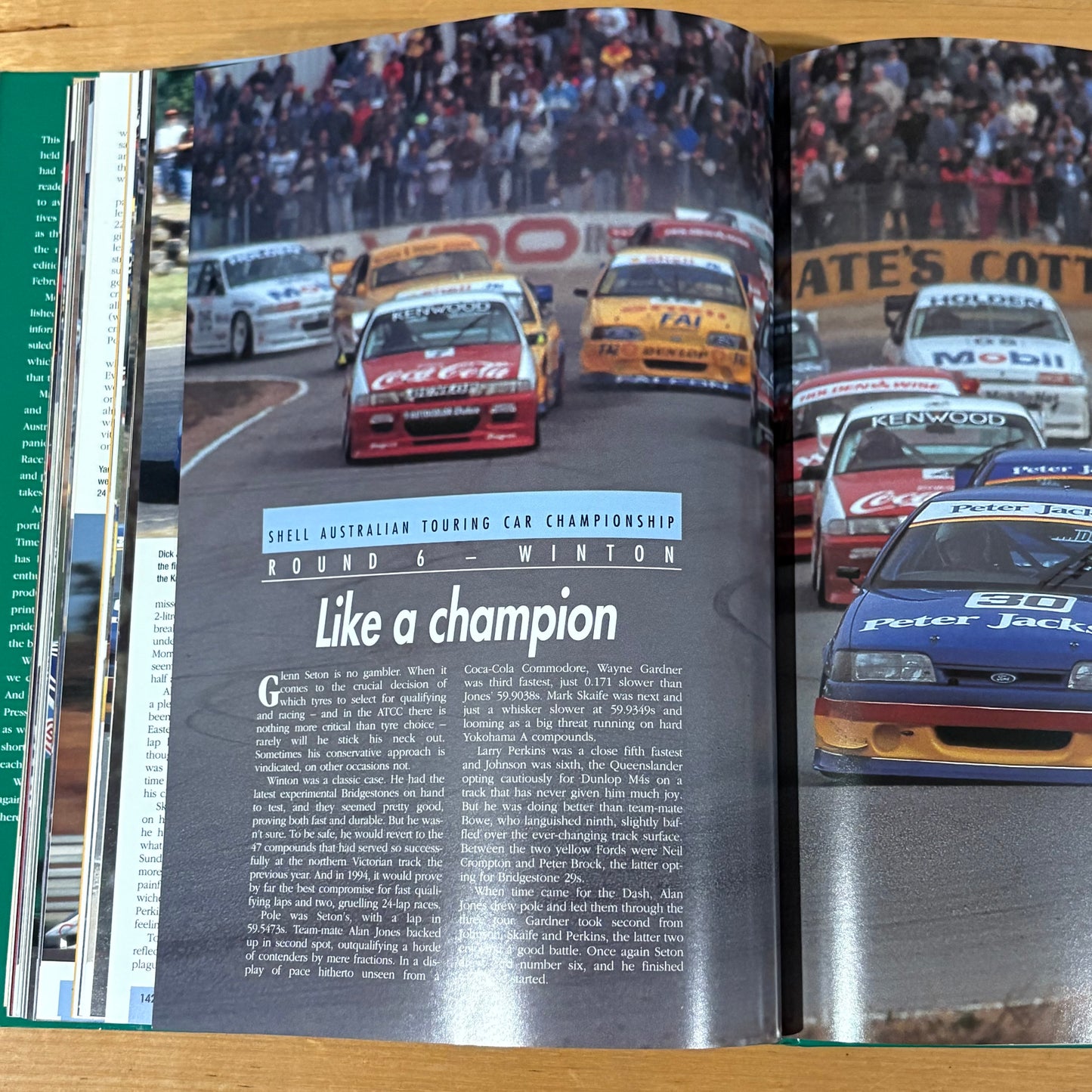 Australian Motor Racing Year 24 1994/95 Hardcover GD