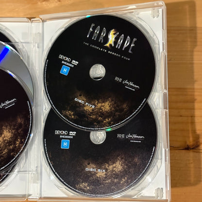 Farscape Complete Season 4 DVD Sci-Fi 6-Disc PAL 4 VGC