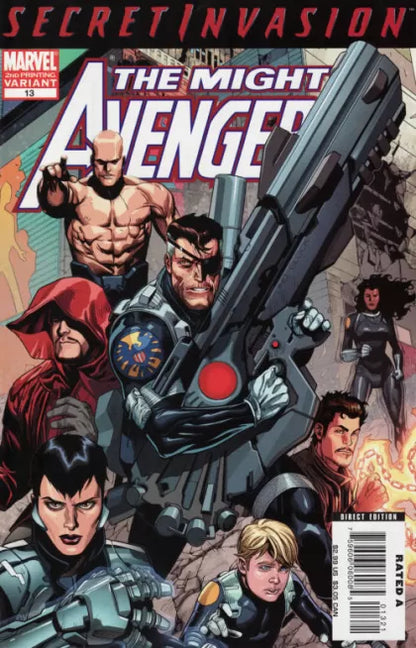 The Mighty Avengers (2007) #13 Leinil Francis Yu 2nd Printing Variant